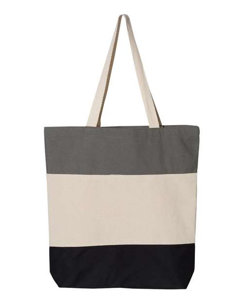 Q-Tees 11L Tri-Color Tote Q125900