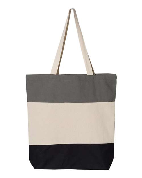 Q-Tees 11L Tri-Color Tote Q125900