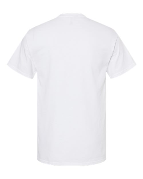 M&O Men's Gold Soft Touch T-Shirt 4800 - White