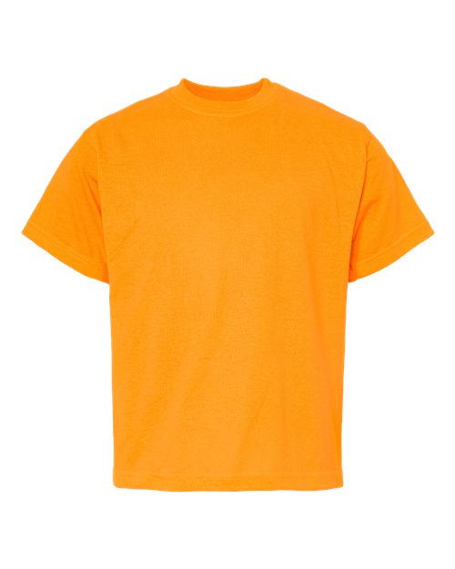 M&O Youth Gold Soft Touch T-Shirt 4850 - Safety Orange
