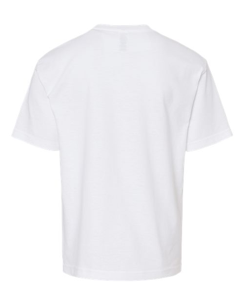 M&O Youth Gold Soft Touch T-Shirt 4850 - White
